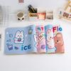 Ins desenhos animados grande impermeável urso pequeno coelho mesa tapete mouse pad estudante dormitório desktop mat bonito coração da menina