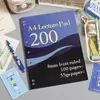 Cuaderno de borrador para estudiantes A4, fino y resistente, de alta apariencia, engrosado, para práctica, estilo ins, estilo americano, bloc de notas
