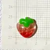 Transparente Lindo Fruta Cereza Fresa Aguacate Uva DIY Pinza para el Cabello Goma para el Cabello Hecho a Mano Adorno de Resina Accesorios