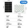 Foco Solar LED Blanco Recargable para Uso en Exteriores, Luz Solar para Patio de Casa, Luz de Calle Fuerte de Larga Duración