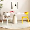 Cadeira de Jantar para Uso Doméstico, Cadeira Chifre Estilo Nórdico, Banqueta de Plástico Minimalista Moderna, Cadeira de Mesa de Jantar, Cadeira de Escritório com Encosto para Lazer, Celebridade da Internet