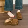 Zapatos Pequeños Birkenstock de Estilo Vintage de Alta Gama para Mujer, Nuevos para la Primavera 2026, Zuecos Antideslizantes Versátiles de Suela Gruesa para Personas Menudas