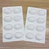 Molde de Silicona para Pastel, Huevo de Pascua de Chocolate de 8 Piezas, Molde para Postre de Gelatina de Pudín, Herramientas para Hornear Jabón