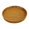 Cesta de Frutas de Plástico Tejida a Mano de Mimbre Sintético Cesta de Almacenamiento para Snacks, Pan, Hot Pot Cesta de Almacenamiento para el Hogar Almacenamiento de Artículos Varios
