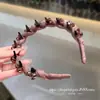 Diadema Coreana Super Hada de Gasa de Seda con Peine Dentado para Mujer, Diadema de Cristal de Gama Alta para Mostrar Volumen del Cabello, Presionar el Cabello, Accesorios para el Cabello para Exteriores
