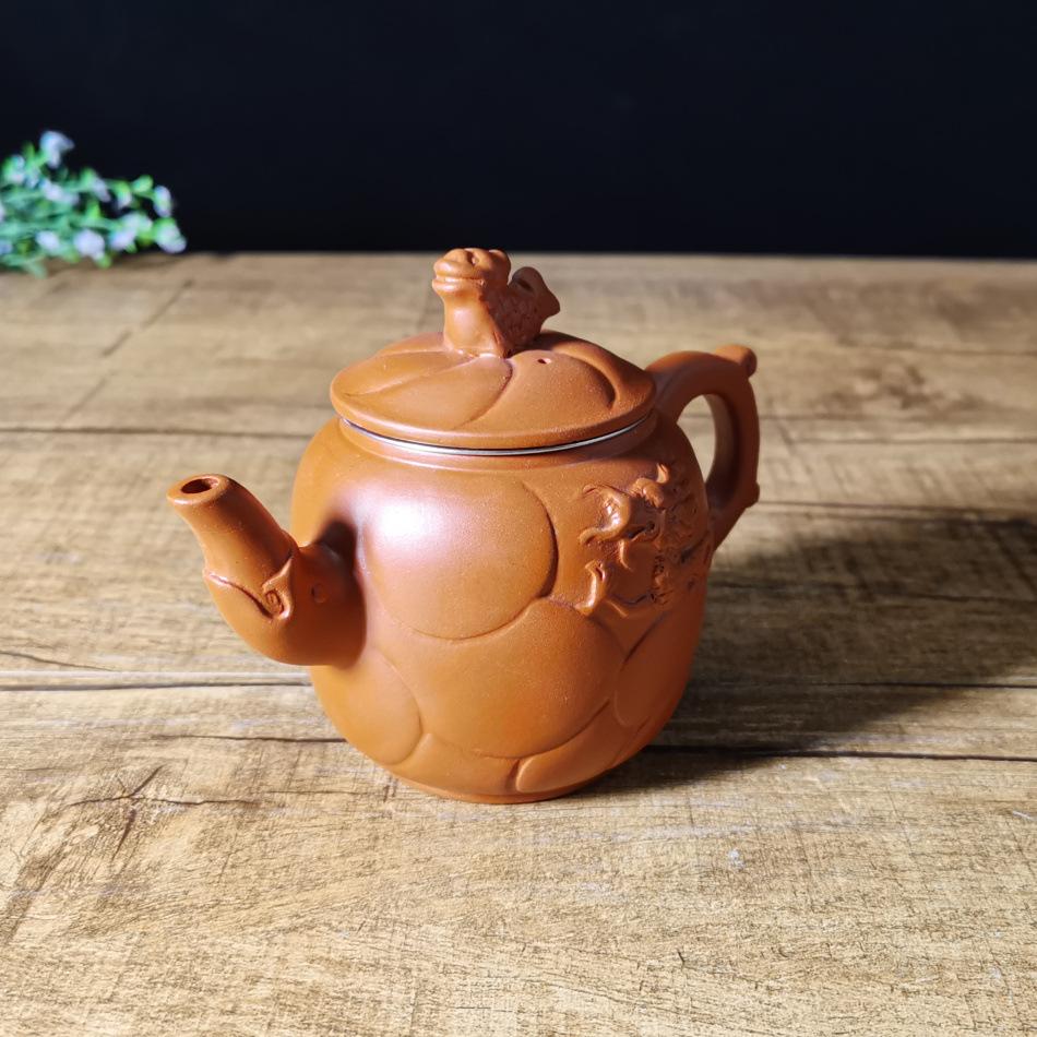 大鱼化龙壶300ml带不锈钢茶滤