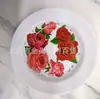 Producto Nuevo Plástico Creativo Impresión Nórdico Plato de Snacks Mesa de Comedor en Casa Snack Snack Snack Plato de Frutos Secos Plato de Frutas