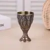 Nuevo regalo de artesanía metálica estilo europeo para el hogar y la oficina juego de té para el hogar Taza creativa retro copa de vino blanco con asa taza fabricante