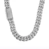 Cadena Cubana de Burbujas Transfronteriza Europea y Americana Cierre de Pinza de Langosta Accesorios de Collar de Circonita Joyería Hip-Hop Personalización