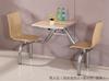 Comedor de comida rápida, mesa y silla para cantina unidas, obra de construcción de hospital, cuatro personas, seis personas, comedor del personal de la unidad escolar, mesa y silla de acero inoxidable