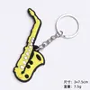 Llavero Musical Personalizado de PVC, Colgante Creativo de Silicona, Accesorio Transfronterizo con Temática Musical, Llavero 3D Cultural y Creativo, Pequeño Regalo