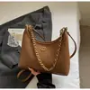 Bolsa Pequena Bordada com Pedras 2025 Nova Moda Versátil Bolsa Transversal de Alto Padrão para o Dia a Dia Bolsa de Ombro/Axila Feminina