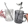 Taza para enjuague bucal, taza para cepillo de dientes, taza para cepillo de dientes doméstico, taza transparente ligera de lujo avanzada para cepillo de dientes, taza para pareja, taza simple para cepillo de dientes