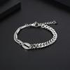 Pulseira com Costura IMI Design de Nicho Personalidade da Moda Casal Homens e Mulheres Pulseira Simples YL657