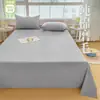 Sábana de algodón 100% puro de Xinjiang, adecuada para dormir directamente sobre ella, popular en dormitorios, sábana individual que se mantiene en su lugar y no se desliza de la cama