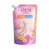 Recarga de detergente para ropa, aroma a lavanda, para uso doméstico, antibacteriano, elimina ácaros, detergente para ropa casero personalizable