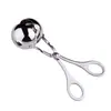 Herramienta para hacer albóndigas de acero inoxidable, molde de cocina para hacer albóndigas, bolas de arroz, bolas de pescado y otras bolas para uso doméstico