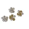 Pendientes de Flor de Perla y Circonita de Alto Sentido Francés para Mujer, Lujo Ligero, Elegantes, Suaves, de Moda, para Viajar, Pendientes Versátiles Pendientes