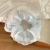 Diadema de Cinta Rosa Dulce Estilo Ballet con Lazo, Cuerda para el Cabello de Cuadros Florales Elegante, Goma para el Cabello para Mujer