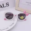 Gafas de sol de silicona para niños tipo lazo polarizadas Gafas de sol lindas de princesa para niña gafas de sol para fotografía gafas de sol de viaje
