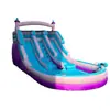Pequeño Parque de Atracciones para Padres e Hijos Castillo con Piscina, Tobogán Acuático Inflable para Exteriores Hecho de Tela Oxford para Adultos y Niños