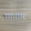 Cubierta de conexión de 0,2 ml ocho tubos de conexión tubo de conexión PCR8 tubo de conexión PCR cuantitativo fluorescente fila de tubos de conexión Subcubierta de tubo