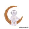 Enfeites Criativos de Astronauta, Enfeites de Bolo de Planeta Astronauta, Popular Decoração Criativa de Bolo para Mesa de Sobremesas Infantil