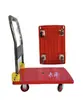 Carro plano de plástico de cuatro ruedas y cinco ruedas tubo cuadrado engrosado buen material carga pesada silencioso se adapta a múltiples superficies de carretera plegable