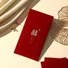 Sobres Rojos de Gamuza de Alta Gama Específicos para Bodas con el Carácter de Felicidad, Sobres Rojos para Regalo de Boda de Mil Yuanes 2026 Venta al por Mayor