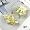 Simulação de três pequenas flores de grama diy decoração de casa flores artificiais pequeno fresh orquídea material para adorno de cabeça produção de ornamentos para fotografia