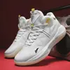 Zapatillas de baloncesto prácticas y amortiguadoras Flash Attack 8 para hombre, zapatillas blancas de caña alta ultra ligeras V, resorte suave Sound Speed 9 para estudiantes mujeres