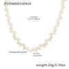 Collar de Perlas Cultivadas de Agua Dulce Naturales Oumika Hecho a Mano con Cuentas Barroco Francés Ligero de Lujo Venta Directa de Fábrica