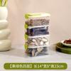 Caja sellada para almacenar cereales de cocina, ideal para conservar condimentos de cebolleta, jengibre y ajo, apilable y clasificador de especias.