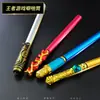 Vaina de Anime Tubo Agrietado Después de los 8090 Nostalgia Juguetes Infantiles Pistola Rayo Tubo de Bambú Pistola Aleación de Aluminio Manualidades de Juguete