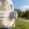 Llavero Colgante Muñeca Terminada de Crochet Dibujo Animado Regalo Creativo Tigre Pequeño Pollo Pequeño Colgante de Bolsa Accesorio Pequeño