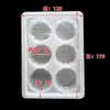 Caja de embalaje de alimentos de blíster de PP bandeja para xiaolongbao bandeja inferior desechable para baozi bandeja interior para qingtuan pastel de calabaza para llevar