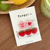 Lindo pasador de fruta ondulado, Pinza de pato acrílica dulce y femenina para flequillo, Pasador versátil para la parte posterior de la cabeza