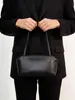 Bolso de axila para mujer de estilo coreano simple, nuevo para primavera-verano, de piel de cordero, gran capacidad, bolso de hombro de cuero genuino de alta gama para ir al trabajo