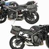 Coche Muscle Wolf Adecuado para Triumph StreetTriple765 Borde Lateral Empaque Casco Bolsa para Casco Integral Modificación Desmontaje Rápido