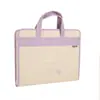 Bolsa de arquivo de tecido A4 Bolsa de órgão de tecido Pasta multicamadas Bolsa de zíper de estudante Bolsa de órgão