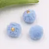Accesorios para Joyería DIY Bola de Pelo Sintético de Conejo 2cm Ropa Accesorios para el Cabello Pendientes Pendientes Llavero Colgante Colgante para Coche Material