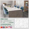 Foshan 1200*2700*12mm losa de roca compuesta pulido suave, mesa de lujo ligero, encimera de isla, Baogeli negro puro