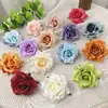 Cabeças de Flores de Rosa de Canto Revestidas Artificiais para Arranjos de Casamento, Flores Artificiais Feitas à Mão para Decoração de Casa, Atacado de Fabricantes, Decoração de Hotel