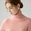 Comercio exterior transfronterizo otoño e invierno ropa de alta gama lista para usar tops, elegante y adecuado para ir al trabajo, estilo nuevo con cuello superpuesto, jersey liso para mujer, clásico