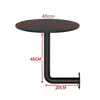 Loja de Bebidas de Chá com Leite Moderna Loja de Bolos Café Estilo Mesa Redonda Pequena de Parede Mesa de Parede Mesa de Canto