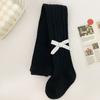Calcetines para Niñas con Lazo Medias, Leggings Infantiles para Primavera y Otoño, Bebé Coloridos Delgados Suaves Transfronterizos