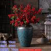 Jarrón de cerámica Jingdezhen, adorno para sala de estar, arreglo floral, maceta de alto nivel, maceta grande de cerámica retro, decorativa, estilo chino