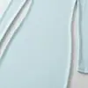 Ropa de mujer al por mayor estilo europeo y americano Ins Kardashian chica popular vestido de manga larga con cuello cuadrado sexy ajustado al cuerpo
