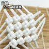 Nuevo Material para Tejer Ratán Plano de 5 mm Cable de Ratán PE Ratán de Imitación Bolso de Ratán Piernas de Sofá de Ratán de Plástico Hecho a Mano para Bricolaje