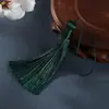 Marcador de Página Estilo Chino Accesorios de Borla para Ropa Borla de Poliéster Borla Corta Gruesa de 8 cm Borla Vertical Venta al por Mayor